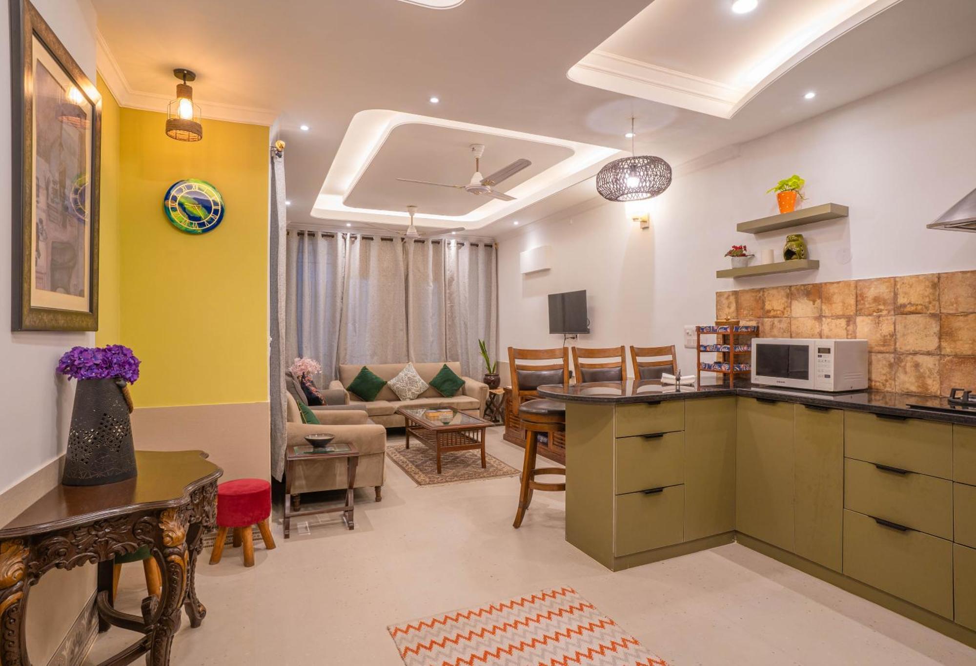Apartment Hostie Tjh - Cute Mini 2bhk Apt, Saket, Near Max Hospital *